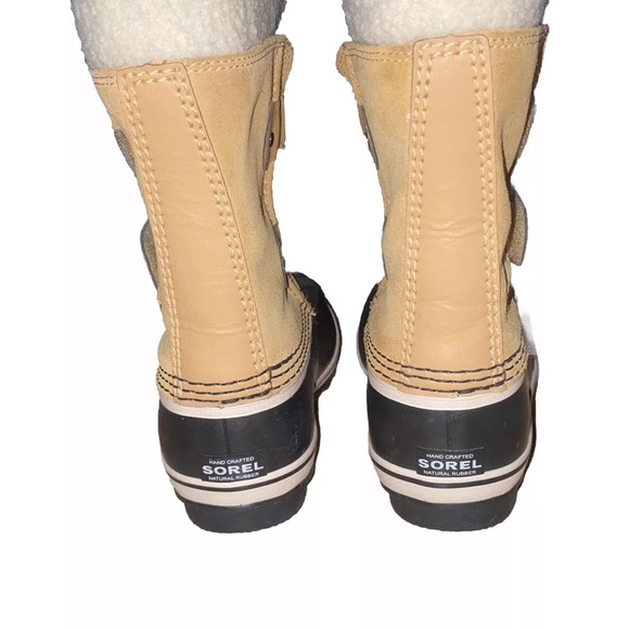 Sorel Kids Boots Size 11 Waterproof 1964 PAC Strap closure Suede Snow Rain - Picture 4 of 10